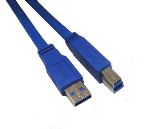 Y-C413 USB 3.0 AM to BM Flat Cable 1.5m